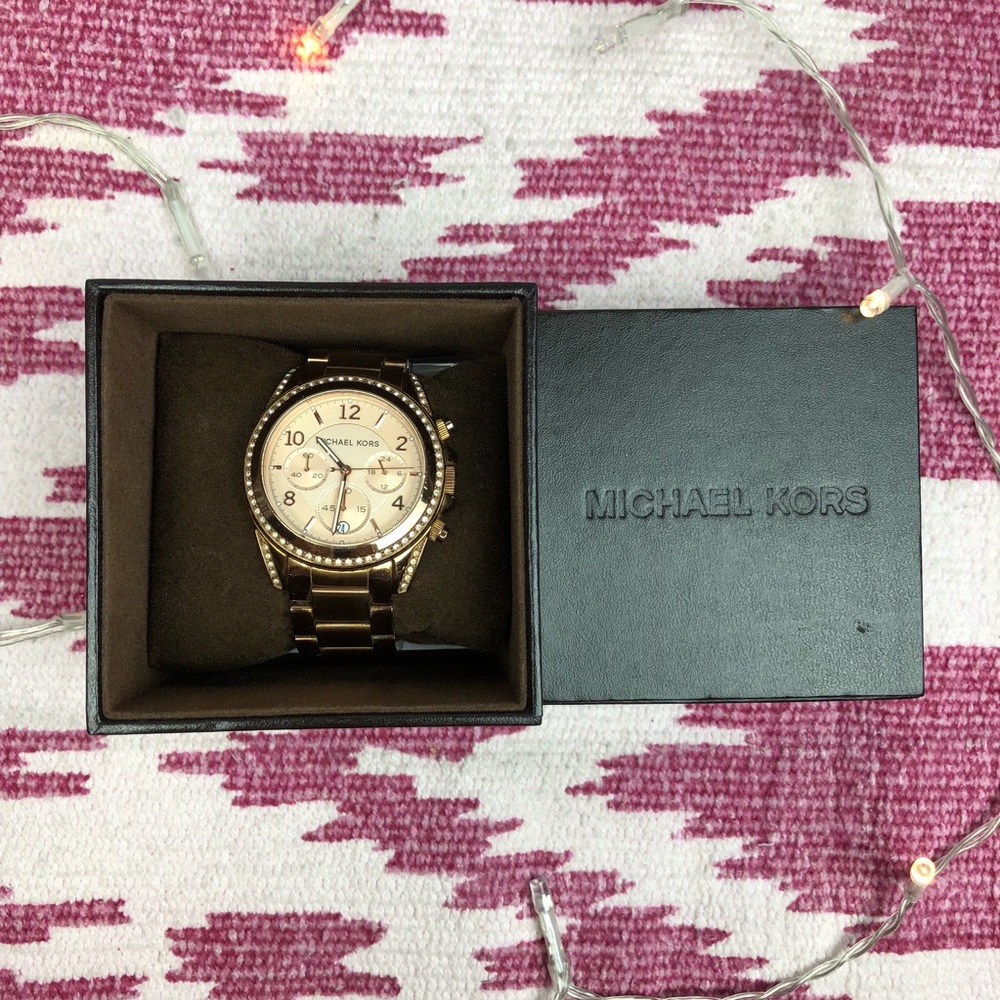 Michael Kors Rose Gold Watch
